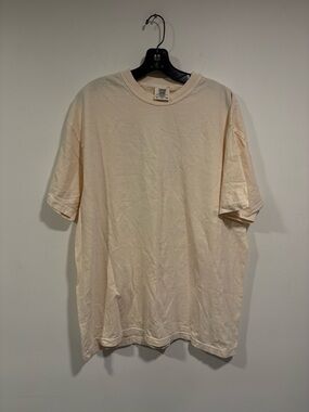 Comfort Colors Men's Crewneck Tee in Light Cream